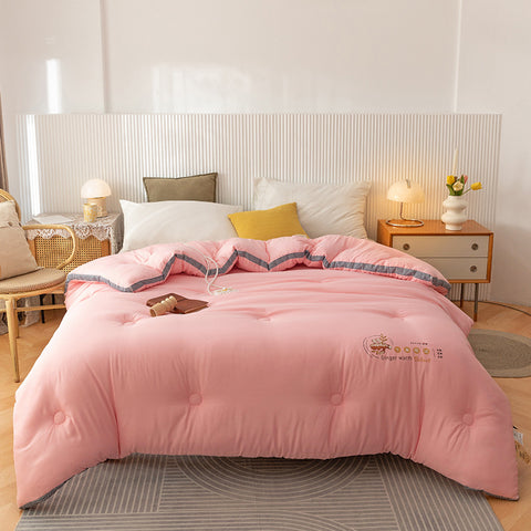 Three-dimensional Washed Cotton Spring And Autumn Quilt Single Student