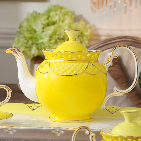 Coffee Cup And Saucer Set Ceramic Light Luxury Bone China Flower Tea Cup And Tray