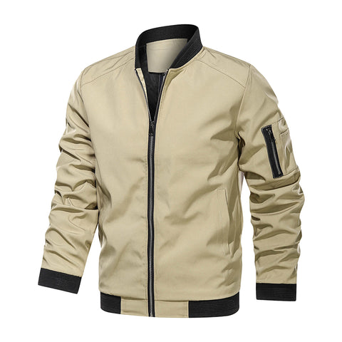 Men Jackets Spring Autumn Casual Coats Bomber Jacket Slim Fashion Male Outwear