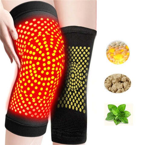 Winter Tourmaline Self Heating Support Knee Pads Knee Brace Warm For Arthritis Joint Pain Relief And Injury Recovery Knee Protector For Women Men