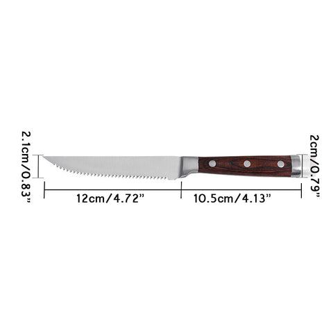 Stainless Steel Kitchen Chef Knives Fish Meat Utility Cleaver Knife Furit Vegetable Knife Wooden Handle Cultery Tools