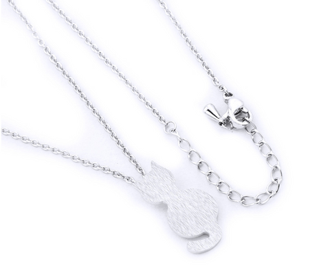 Plating alloy women's necklace trend fashion pet cat necklace