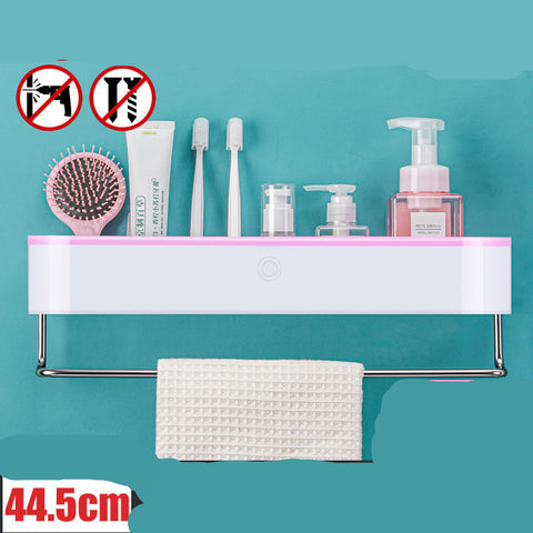 Toilet Shelf Bathroom Toilet Free Punching Vanity Wall Hanging Towel