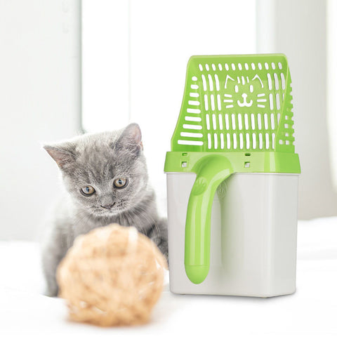 Neater Litter Genie Scooper Cat Litter Sifter Scoop System Kitty Litter Scooper with Extra Waste Bags by Neater Litter Scooper