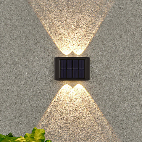Solar Lamp Light Garden Night Light Solar Wall Lamp Outdoor Waterproof Up And Down Luminous Lighting Decor