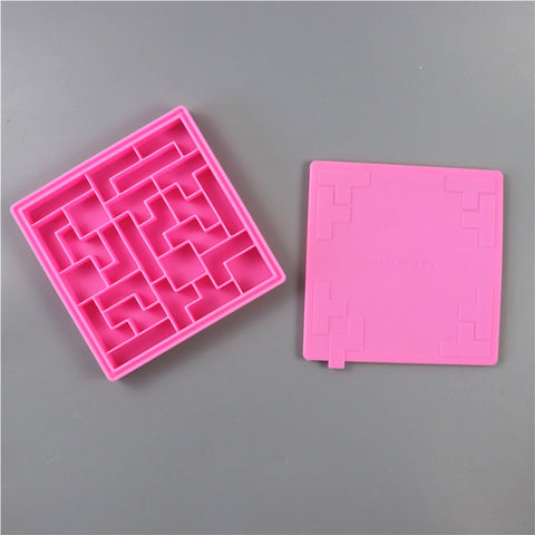 Ice Cube Maker Tetris Ice Cube Tray Labyrinth Silicone Mold Ice Maker Machine Bartending Ice Cubes Ice Tray Ice Mold