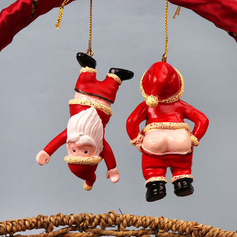 Santa Took Off His Pants And Left His Butt Hanging