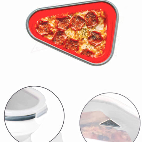 Silicone Folding Adjustable Triangular Pizza Box