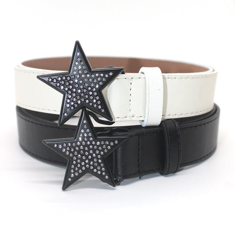 Women's Vintage Fashion Jeans Star Belt