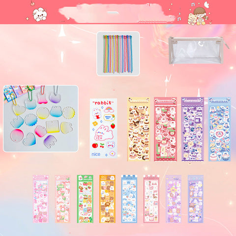 Goo Card Set Cute Sticker Kids Toy Material Pack