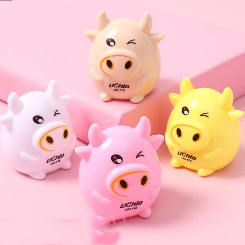 Portable Cartoon Plastic Double Hole Pencil Sharpener