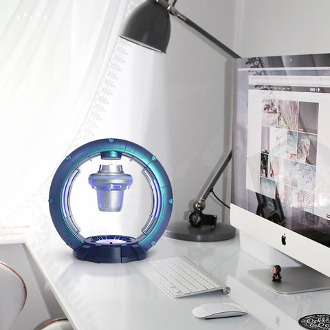 Magnetic Levitation Bluetooth Speaker Spaceship Globe Ornaments Hanging In Air Sound Automatic Balance Subwoofer Wireless Audio