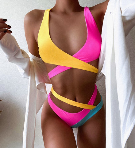 Women's Colorful Two-piece Swimsuit Ashleigh - Collection
