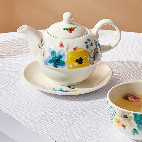 Ceramic English Coffee Cup Set Tea Set Mother And Daughter Pot