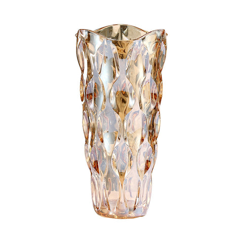 Crystal Glass Vase Flower Arrangement Decoration Ornaments