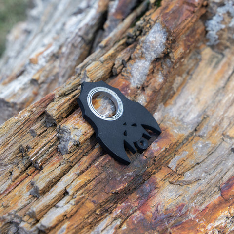 Halloween Creative Fidget Spinner Toy Bat Demon Ghost Keychain Hand Spinner Anti-Anxiety Toy Relieves Stress Bottle Opener Kids Toy