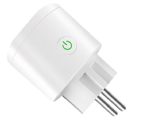 Tuya WiFi Bluetooth Smart Plug 16A 20A EU Smart Socket With Power Monitoring Timing Function Voice Control Via Alexa Google Home Yandex