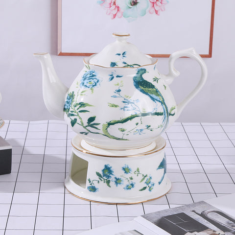 Green Phoenix Afternoon Tea Bone China Coffee Cup European Luxury