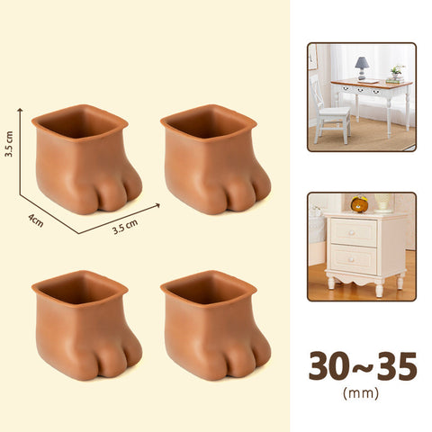 Silicone Table And Chair Foot Cover Cute Claw Table And Chair Protective Cover