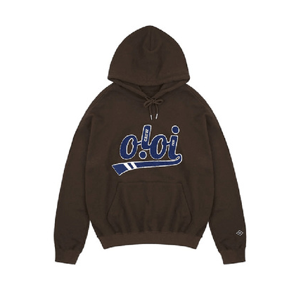 2021O!Oi autumn and winter new Korean sweater women's hooded plus velvet thick cotton lovers