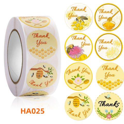 Bubble Milk Tea Cup Thank You Stickers Coffee Shop Sticker Sealing Paste