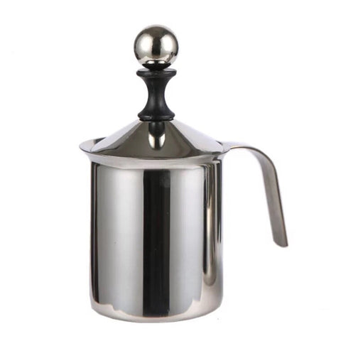 400ml Cappuccino Japanese Style Double Strainer Manual Milk Foam Coffee