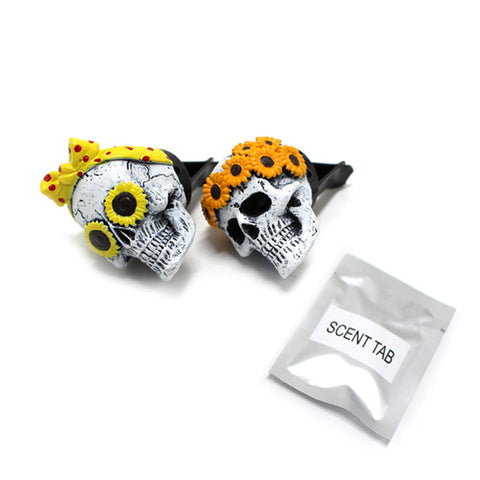 Car Air Freshener Vent Clip Car Aromatherapy Perfume Ghost Air Vent Two-Piece Car Interior Ornaments