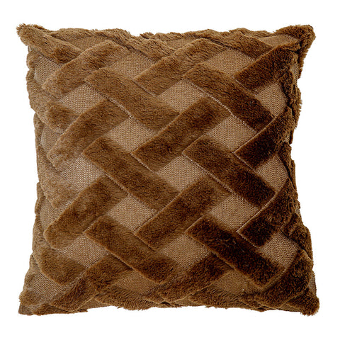 Geometric Rhombus Double-sided Three-dimensional Plush Pillowcase