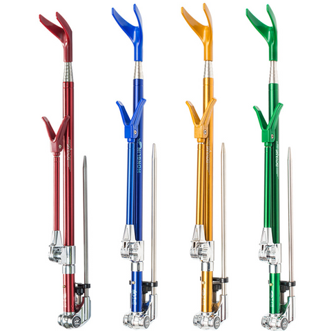 Fishing Equipment Telescopic Fishing Rods Holder Folding Stainless Steel Hand Rod Holder