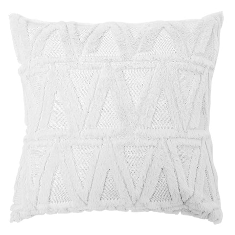 Geometric Rhombus Double-sided Three-dimensional Plush Pillowcase