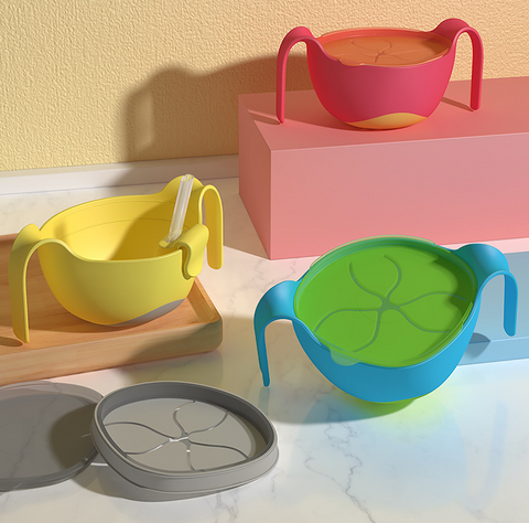 Straw Bowl Baby Side Food Snack Soup