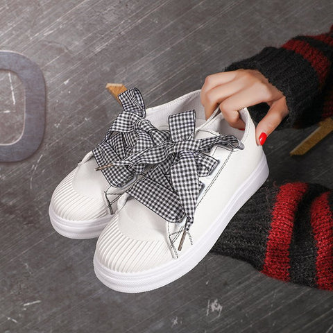 2021 spring new women's shoes casual round head cross binding belt low heel lacing belt PU shoes