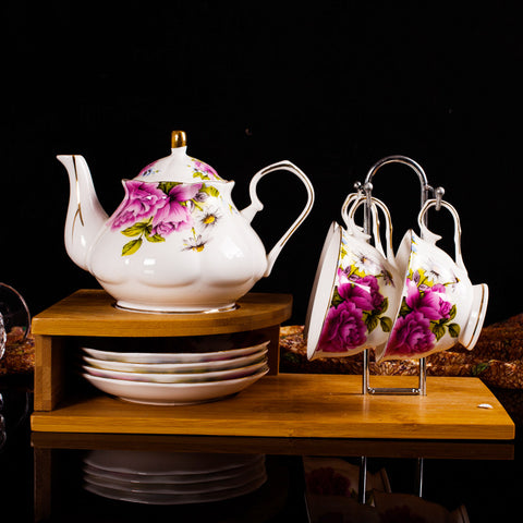 Jingdezhen Ceramic European Style Tea Set, Coffee Cup And Saucer