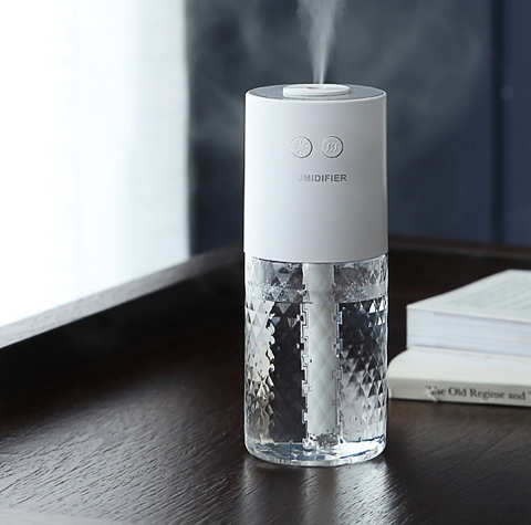 Wireless Humidifier Magic Crystal Projection Lamp Mini Portable