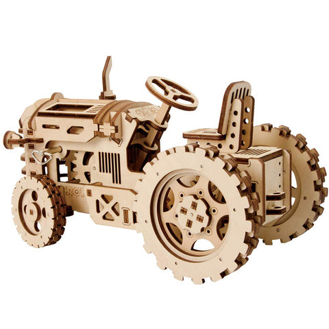 Robotime ROKR Mechanical Gear Drive Tractor DIY Model Building Kit