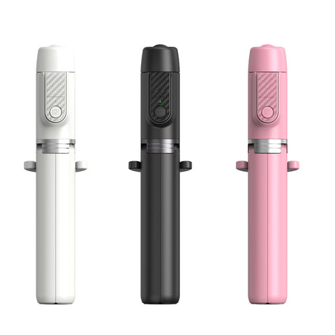 Compatible with Apple, All-in-one Bluetooth Mobile Selfie Stick With Tripod