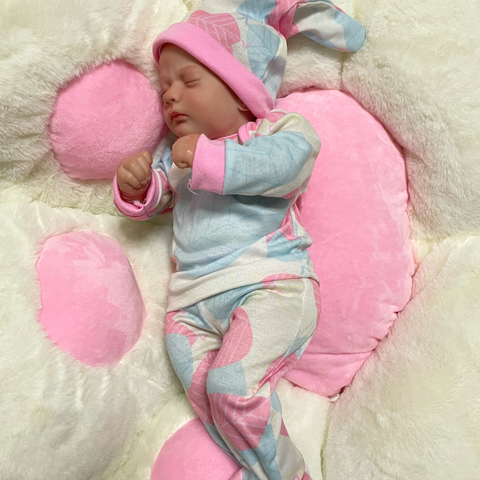 Doll 43CM 3D Painting Bebe Reborn Baby Doll Ashley Sleeping Girl So Adorable Reborn Toy Gift For Kids LOL