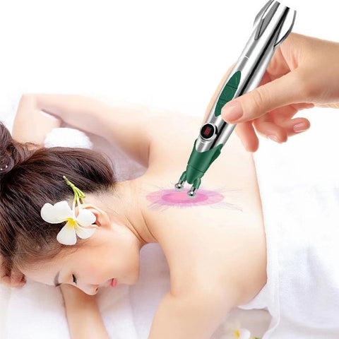 Meridian Electric Massage Pen Muscle Circulation Massage Acupuncture Pain Relief Massager Electronic Therapy Meridian Energy Pen