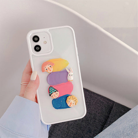 Three Dimensional Color Mobile Phone Case New Silicone Case