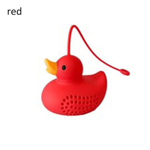 Tea Maker Strainer Silicone Duck Tea Drain