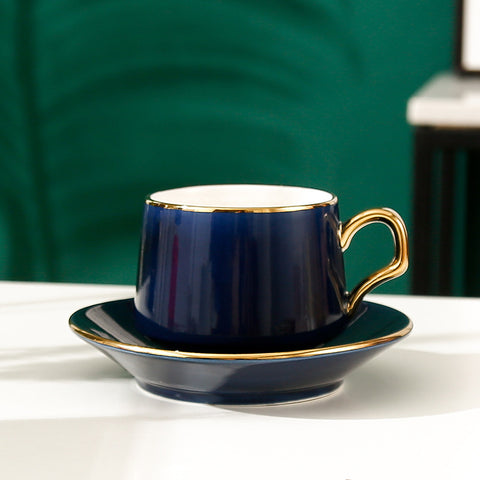 Afternoon Tea Ceramic Coffee Cup And Saucer Set