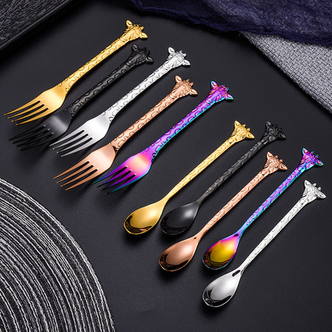 Stainless Steel Coffee Tea Spoon Cartoon Mini