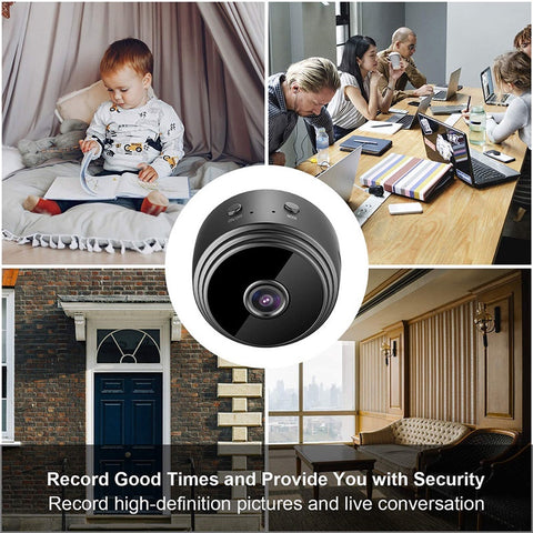 A9 1080P Camera Web HD Wifi Mini IP De Seguranca Domestica Visao Noturna Vigilancia Sem Fio Escondida Gravador Home Com Voz