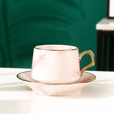 Afternoon Tea Ceramic Coffee Cup And Saucer Set