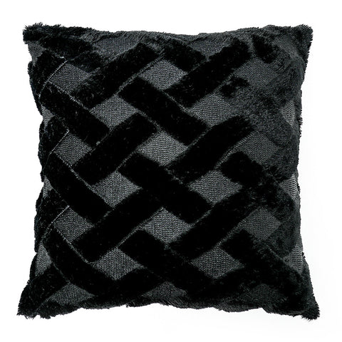 Geometric Rhombus Double-sided Three-dimensional Plush Pillowcase