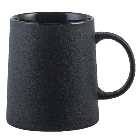 Frosted Personality Ceramic Mug Stoneware Black Retro Coffee Cup Milk Tea Water Cup Japanese Simple Cup