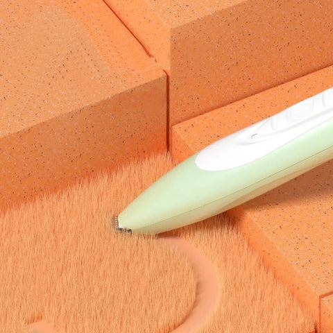 Dog Cat Foot Hair Grooming Clipper Electrical Pet Hair Trimmer with USB Rechargeable Fit Ear Eyes Legs Cutter Remover Low-noise