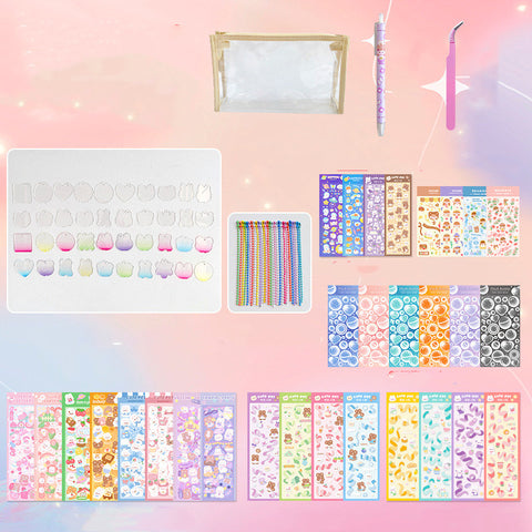 Goo Card Set Cute Sticker Kids Toy Material Pack