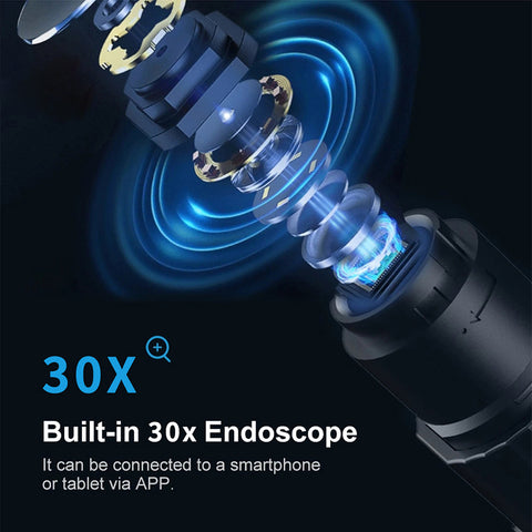 Blackhead Remover With 30X Camera, Electric Device For Removing Nasal And Facial Acne
