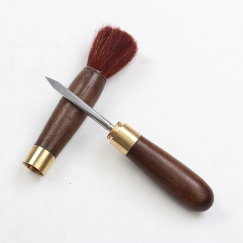 Tea needle tea knife solid wood pen